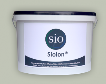 Silikatfarbe außen Salbeigrün